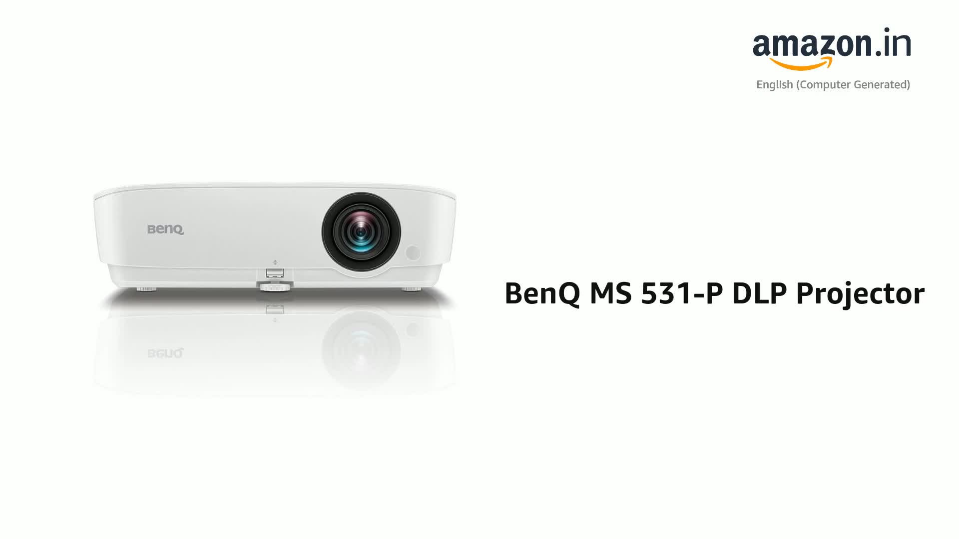 BenQ MS 531-P DLP Projector (White) : Amazon.in: Electronics